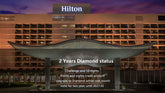 Hilton ehrt 2 Jahre Diamond -Mitgliedschaft - Bis 03.2027